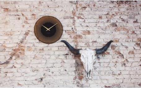 Actual product image Nextime Wall Clock Sahara copper (43 cm)