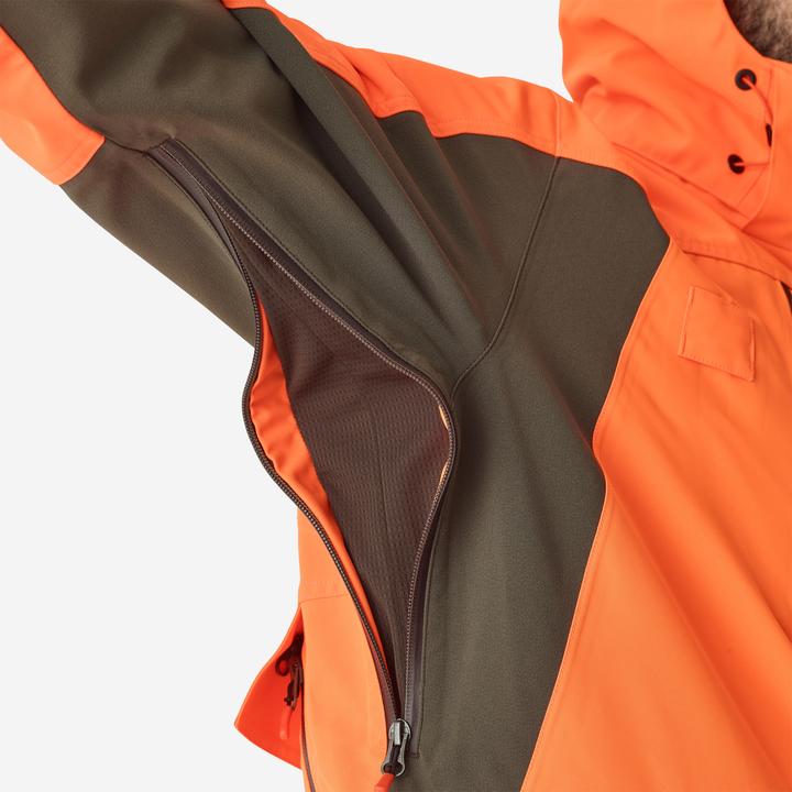 Produktbild Solognac Jagdjacke Regenjacke Renfort 900 orange (L)