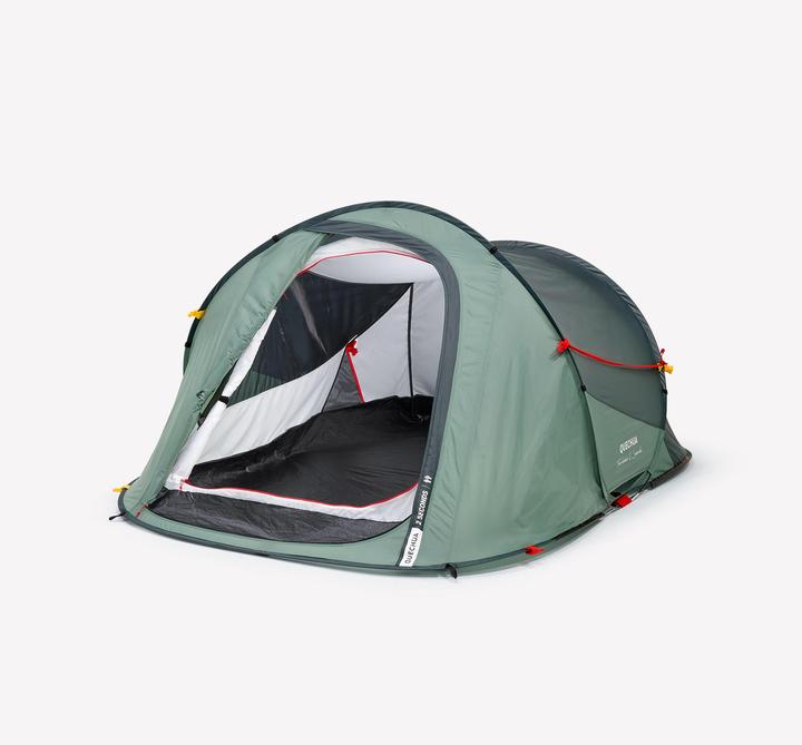 Actual product image Quechua Wurfzelt 2 Seconds für 2 Personen blau (Pitching tent, 2.90 kg, 2 persons)