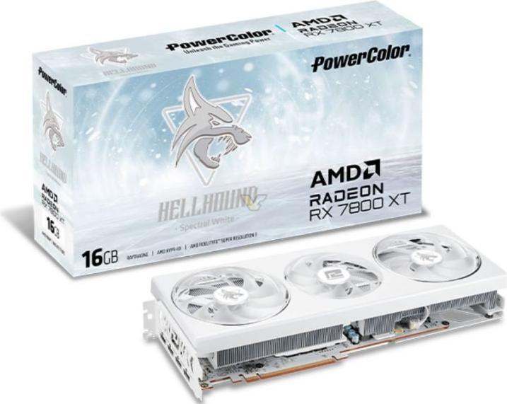 Immagine prodotto Powercolor RX 7800XT Spectral White Hellhound (16 GB)