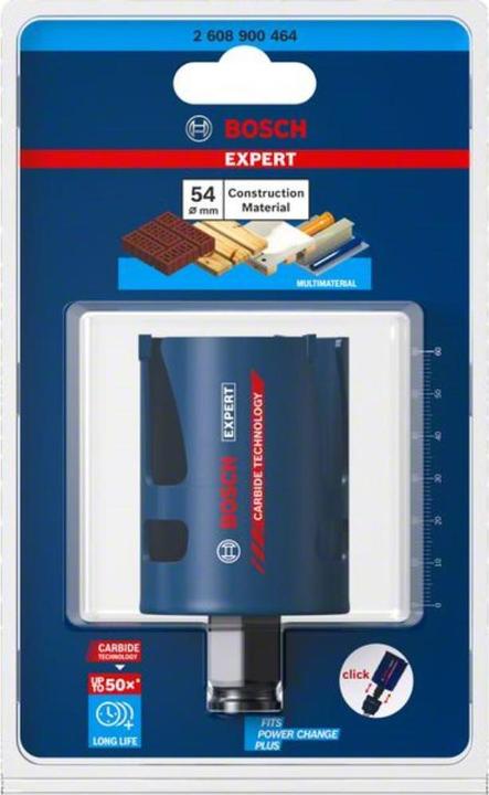 Produktbild Bosch Professional Zubehör EXPERT Construction Material Lochsäge, 54 x 60 mm (54 Millimeter)