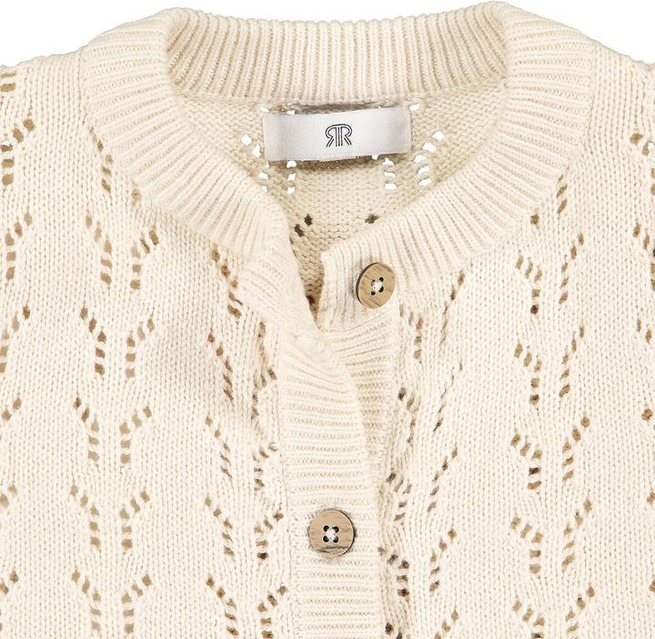 Actual product image La Redoute Collections Strickjacke mit Knopfverschluss und Ajourmuster (86)