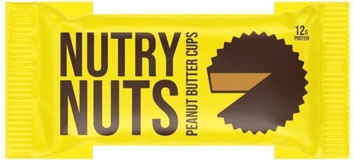 Image du produit Nutry Nuts NUTRYNUTS Peanut Butter Cups Milk Chocolate 12 x 42 g (Chocolat, 12 pcs, 598 g)