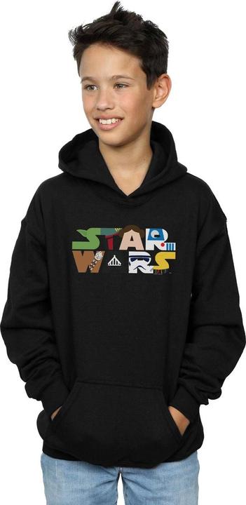 Produktbild Star Wars Character Logo Kapuzenpullover Jungen (140, 146)