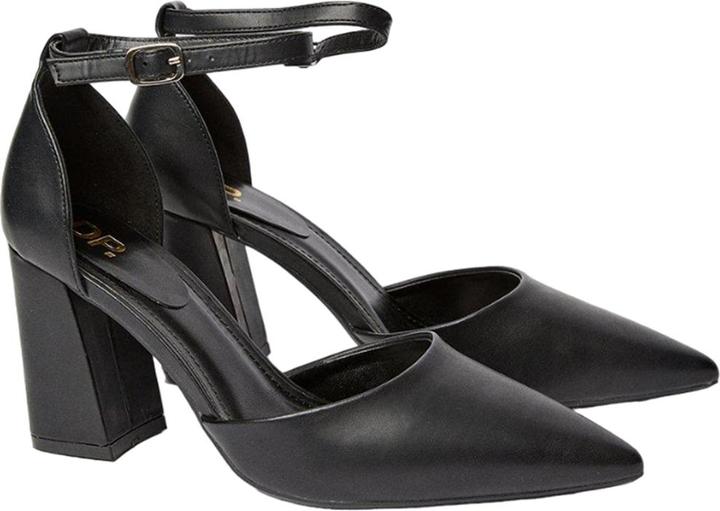 Actual product image Dorothy Perkins Womens/Ladies Blanche Pointed Ankle Strap High Block Heel Court Shoes (38)