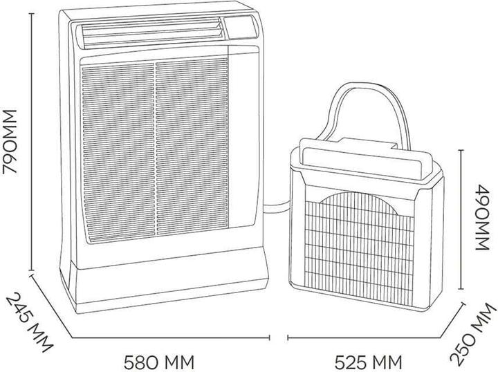 Produktbild Argo Ulisse 13 DCI Eco WiFi (40 m², 13500 BTU/h)