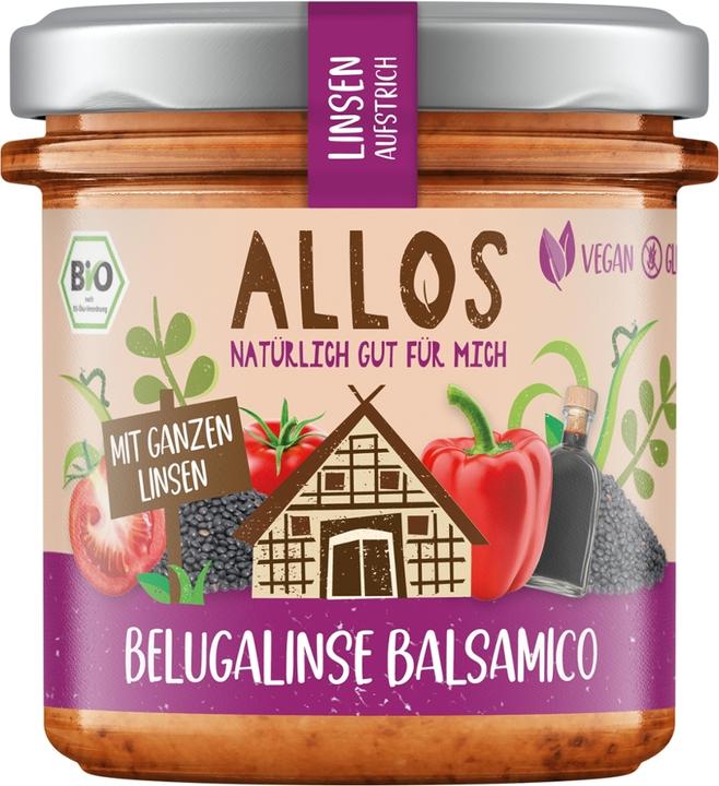 Image du produit Allos Tartinade de lentilles Lentilles Beluga Balsamico (140 g)