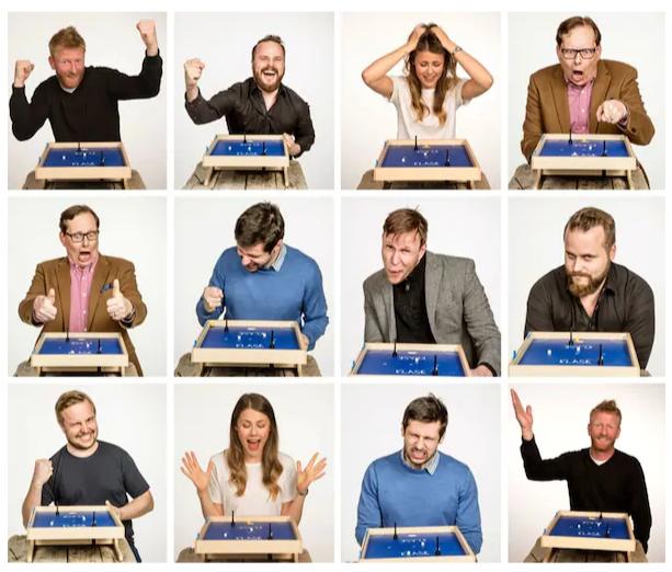 Actual product image Game Factory Klask (international version) (German, French, Italian)