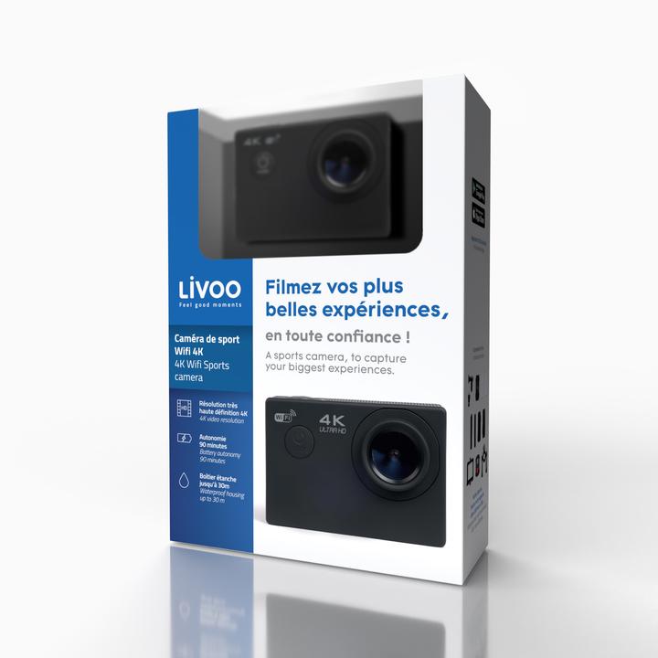 Produktbild Livoo WLAN Sportkamera 4K (30p, WLAN)