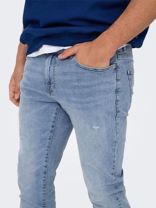 Produktbild Only & Sons ONSLOOM Niedrige Taille Slim Fit Jeans Slim Fit Jeans (W30/L32)