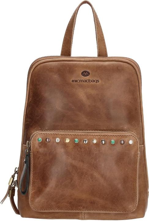 Produktbild Micmacbags Hide & Stitches Masterpiece Rucksack - Sand - 100% Leder