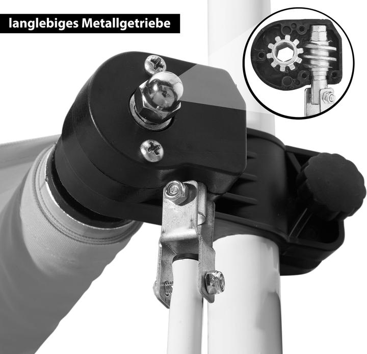 Produktbild Gartenfreude Klemmmarkise Sonnenschutz Balkonmarkise gerader Schnitt (2 m)