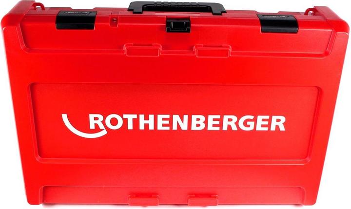 Actual product image Rothenberger ROMAX 4000 battery press machine 18V + 1x battery 8.0Ah + charger + case