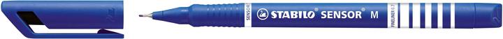 Immagine prodotto STABILO Fineliner Sensor, larghezza di linea 0,3 o 0,7 mm, scelta di 4 colori, 10 pezzi (Blu, 10 x)