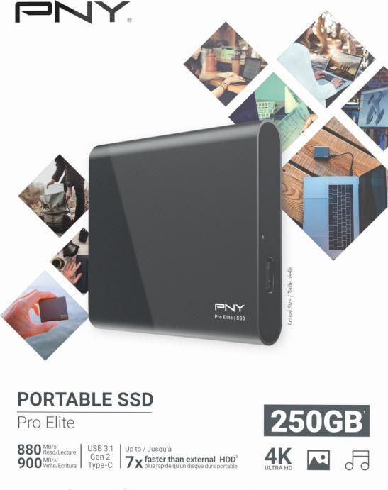 Actual product image PNY Pro Elite (250 GB)