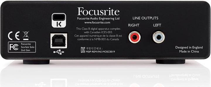 Actual product image Focusrite Scarlett Solo Studio Set 2nd Gen (USB)