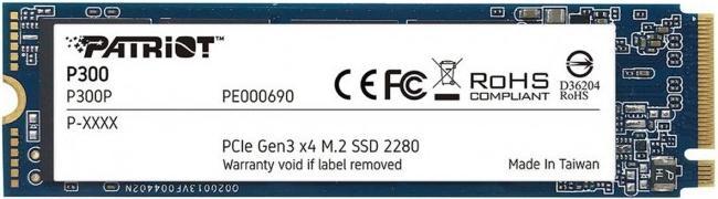 Actual product image Patriot P300 SSD 512 GB (512 GB, M.2 2280)