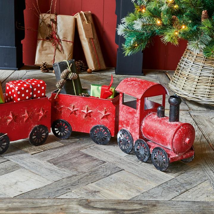 Image du produit Loberon Train décoratif Ayene rouge/noir