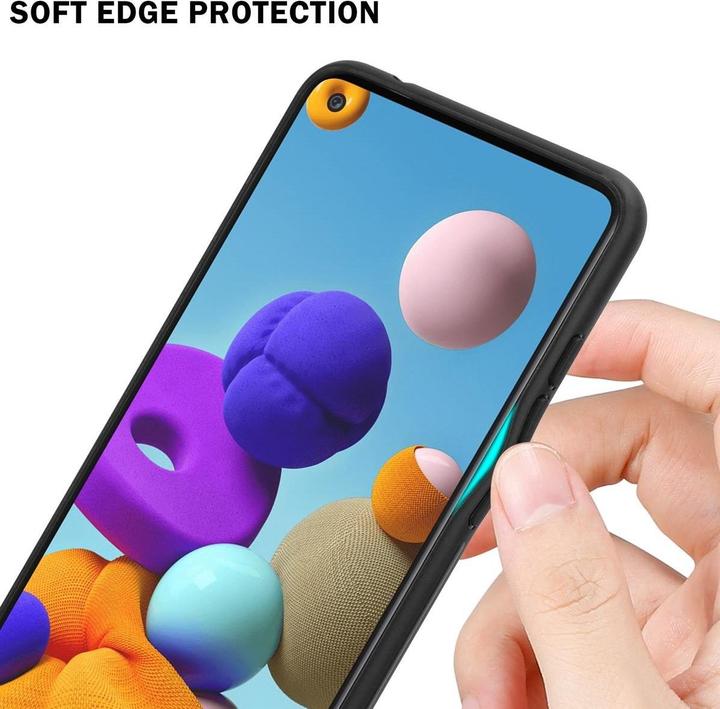 Image du produit Cadorabo Couverture en verre TPU 2 couleurs (Samsung Galaxy A21s)