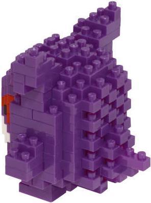 Actual product image Nanoblock Pokemon Gengar