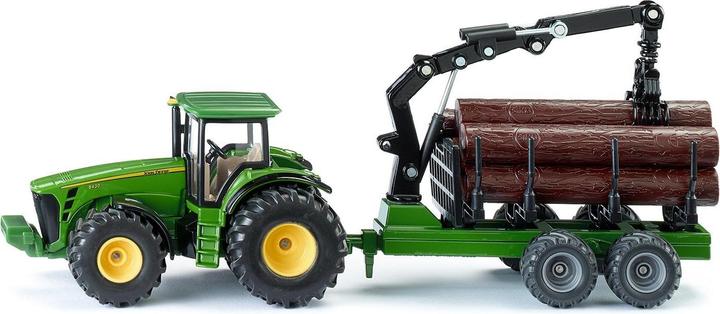 Image du produit Siku Tracteur avec remorque forestière