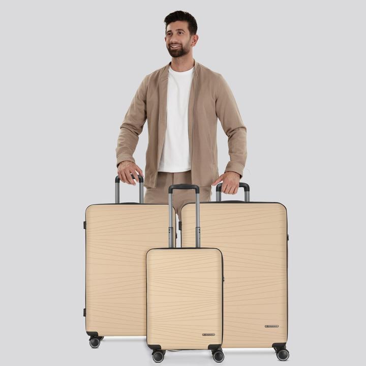 Actual product image Franky Dallas 3.0 4 wheel suitcase set 3-piece (188 l, XL (from 140l))