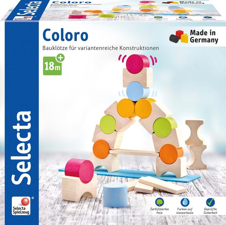 Immagine prodotto Selecta Spielzeug Blocchi da costruzione Coloro 25 pezzi **
