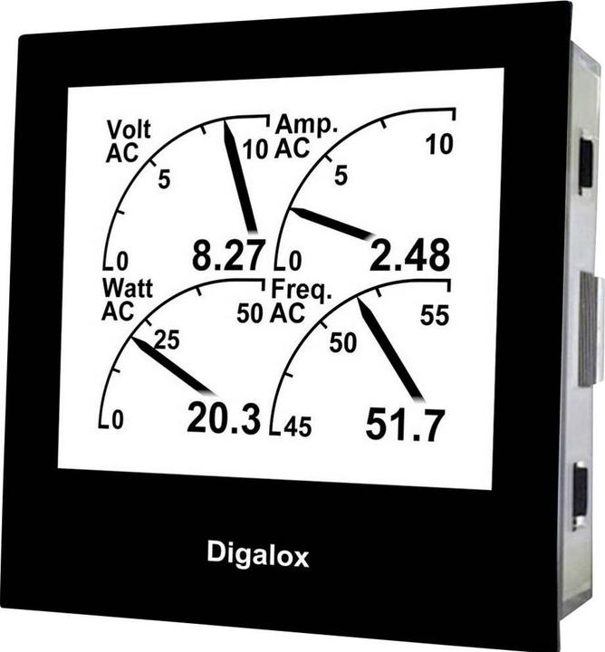 Actual product image TDE Instruments Digalox DPM72-MPN+-RS485 Digital Panel Meter