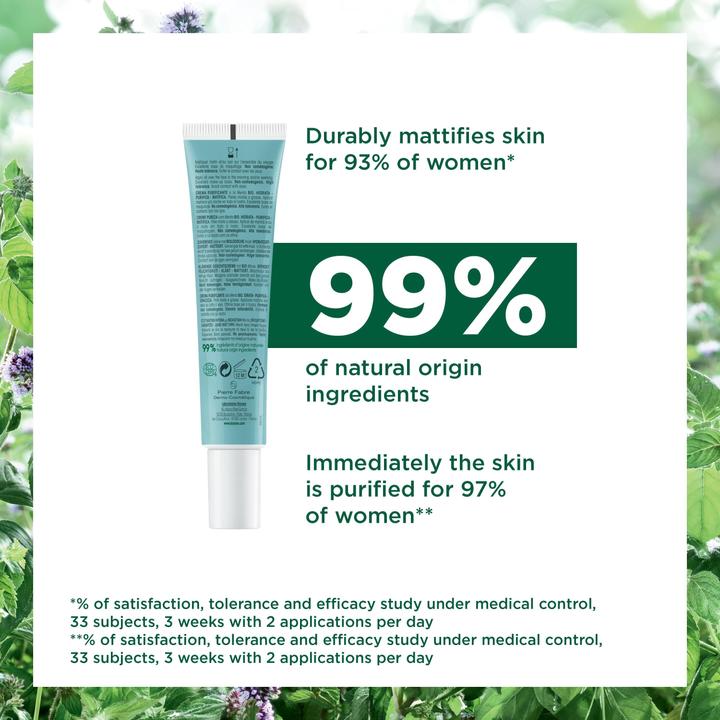 Produktbild Klorane Mattierende Creme mit BIO-Wasserminze (40 ml)