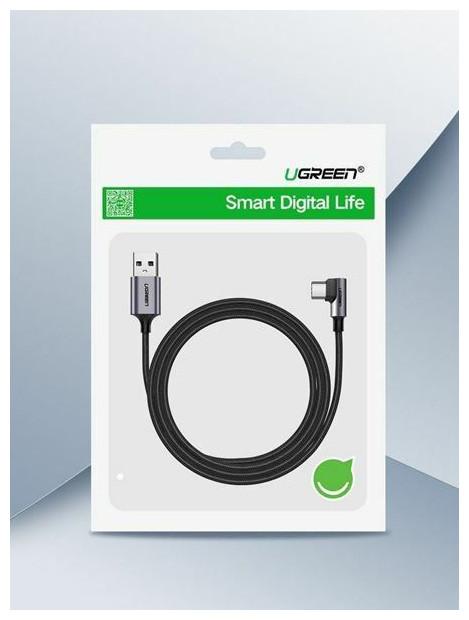 Image du produit Ugreen Câble de données USB-C coudé vers USB-A 2.0 A (2 m, USB 2.0)