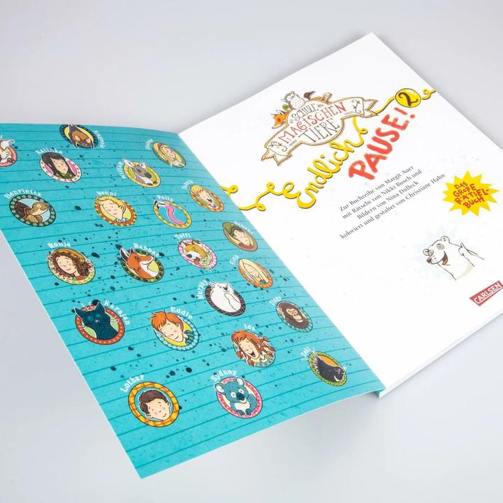 Produktbild Die Schule der magischen Tiere: Endlich Pause! Das grosse Rätselbuch Band 2 (Deutsch, Nina Dulleck, Christiane Hahn, Nikki Busch, Margit Auer, 2021)