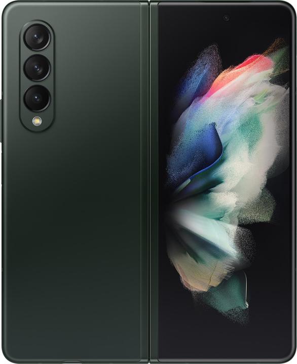 Image du produit Samsung Galaxy Z Fold3 5G UE (512 Go, Phantom Green, 7.60", SIM + eSIM, 12 Mpx, 5G)
