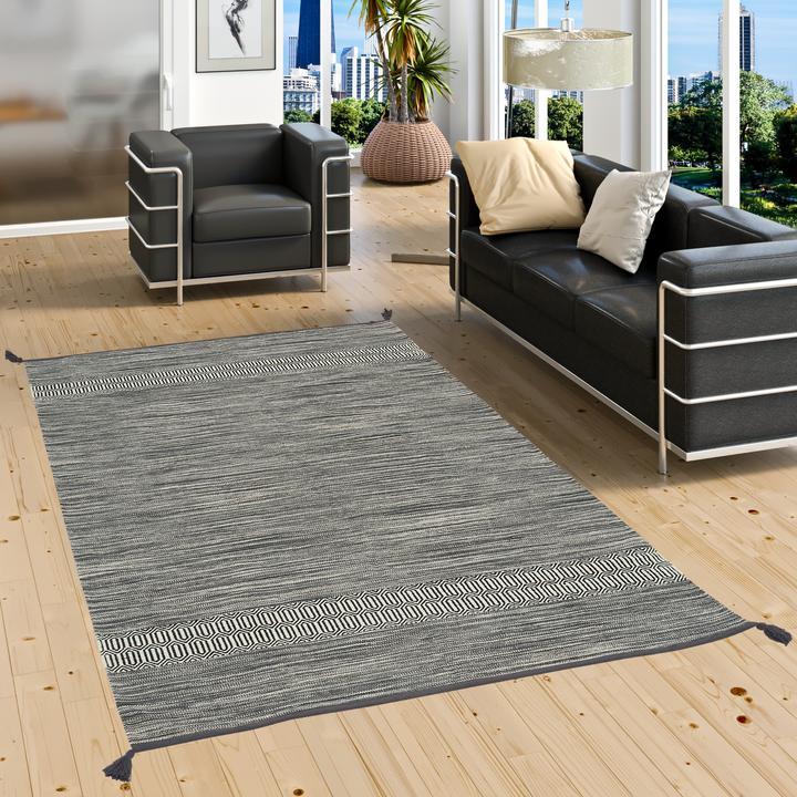 Immagine prodotto Pergamon Tappeto kilim in cotone naturale Toscana (140 x 200 cm)