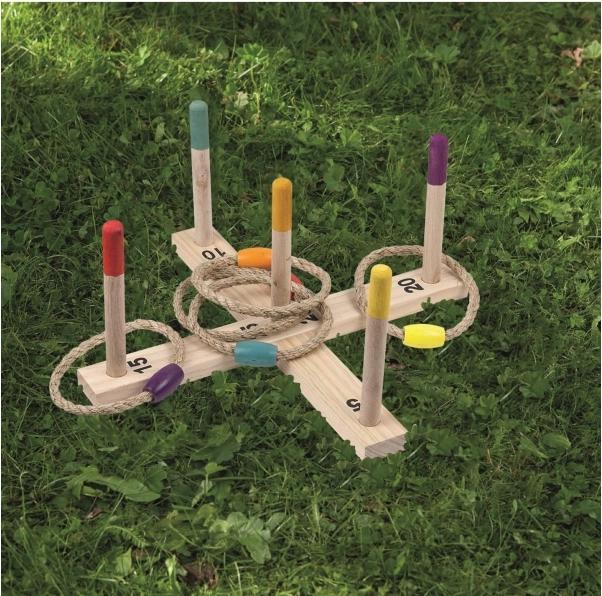 Image du produit Spring Summer Sprig Summer - Jeu de lancer d'anneaux en bois (302128)