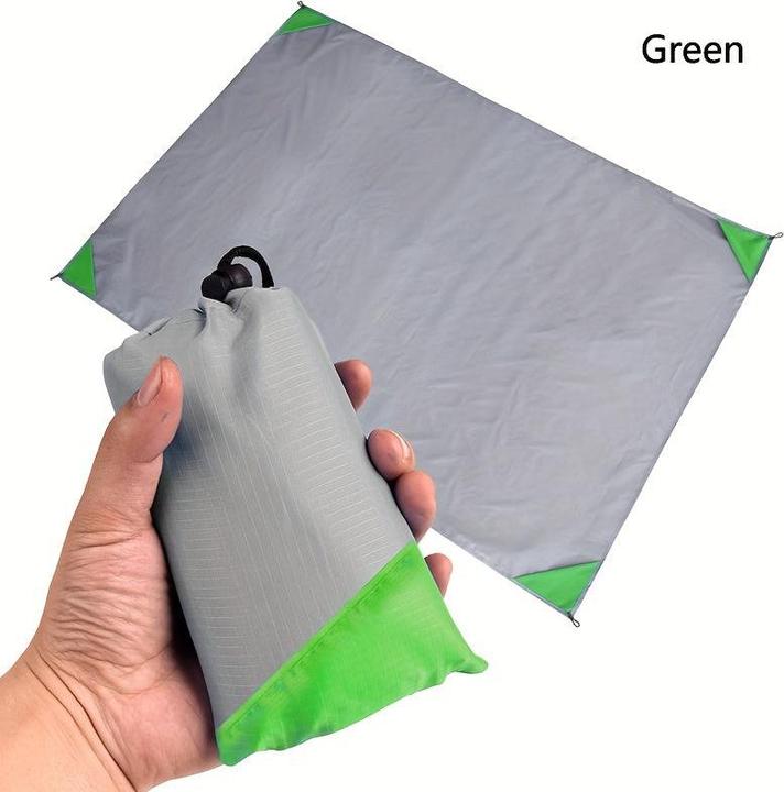 Actual product image Alopini 1 Stück Outdoor-Campingmatte, Picknickmatte und Strandmatte mit Kordelzugtaschen, superleicht und