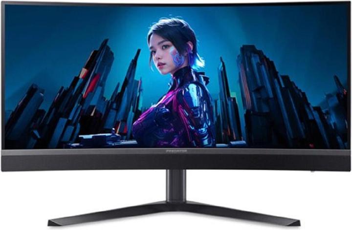Actual product image Acer Predator X34 (X34V3bmiiphuzx) 34.0" WQHD MiniLED Curved 86.4 cm (34.0 inch), 180Hz, HDR1000, 2x (3440 x 1440 pixels, 34")