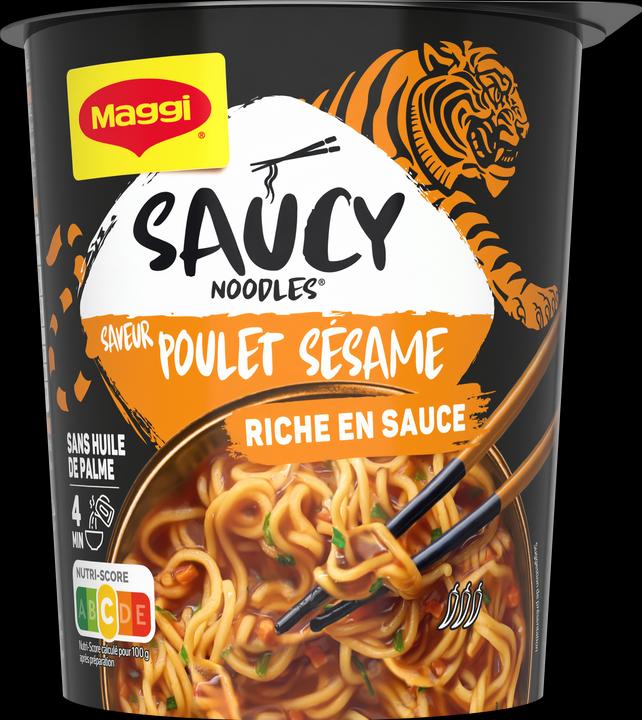 Immagine prodotto Maggi Pasto pronto Saucy Noodle Pollo al Sesamo 75 g (90 g)