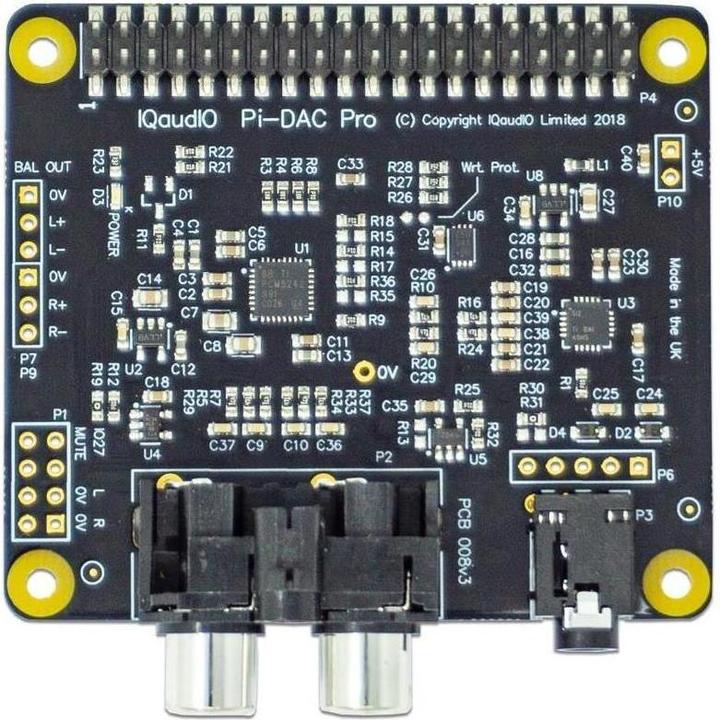 Image du produit Raspberry Pi Carte audio IQaudio DAC Pro