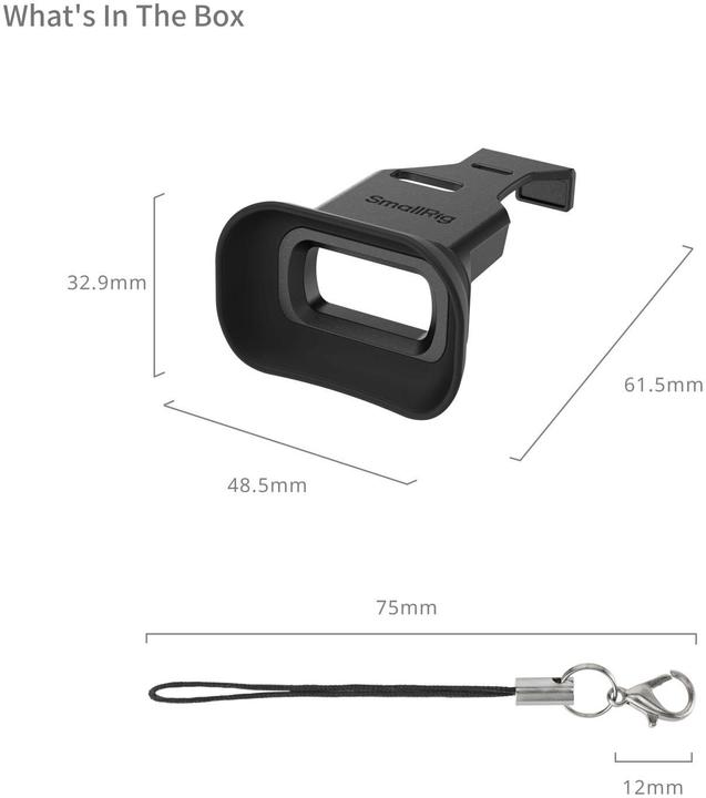 Actual product image SmallRig Camera Viewfinder Eyecup for Sony Alpha 7C II / Alpha 7CR (Viewfinder)