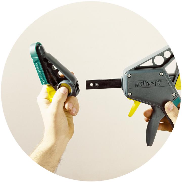 Produktbild wolfcraft wolfcraft 1 EHZ - Einhandzwinge PRO 100/300mm (300 mm)