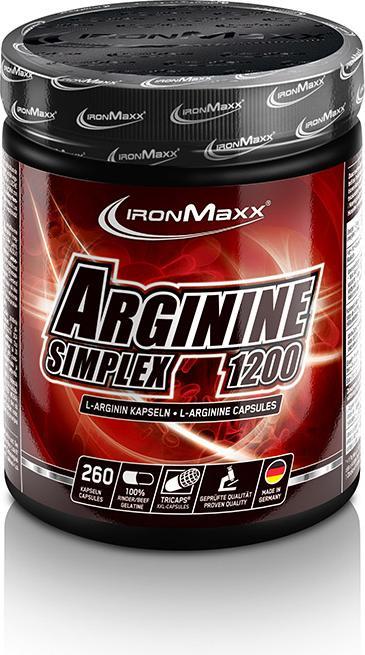 Actual product image IronMaxx Arginine Simplex 1200 (260 Piece, Capsules, 1200 g)