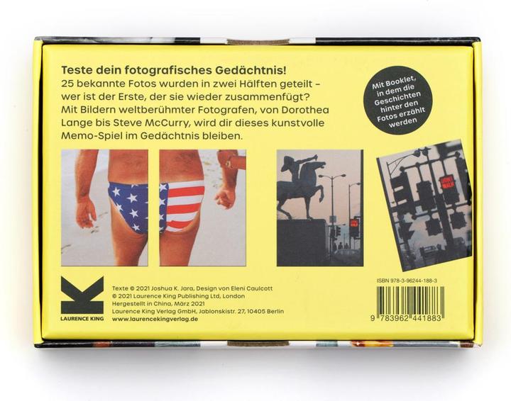 Image du produit 441883 - Mémoire photographique - Jeu de cartes, 2+ joueurs, dès 8 ans (édition DE) (Allemand)