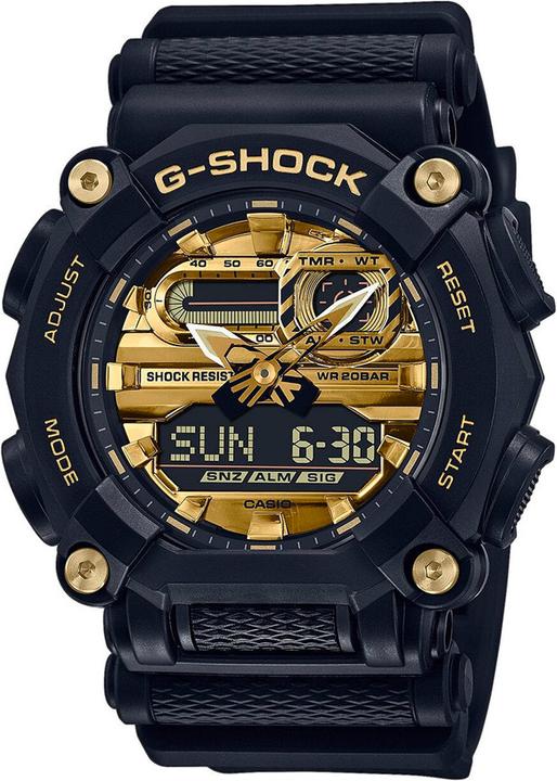 Actual product image Casio G-Shock - GA-900AG-1AER (Digital watch, Analogue wristwatch, 49 mm)