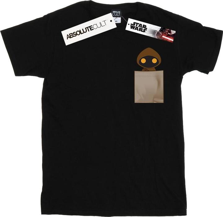 Star Wars Jawa Pocket Print Boyfriend Fit TShirt