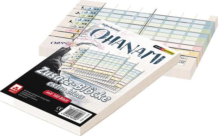 Produktbild Ohanami Zusatzblöcke Blatt (Deutsch)