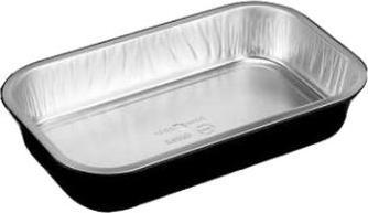 Actual product image Ready2Cook Aluminium tray 1400 ml 265x162x47 mm Black,2 ps x 150 pcs/box (1.40 l)