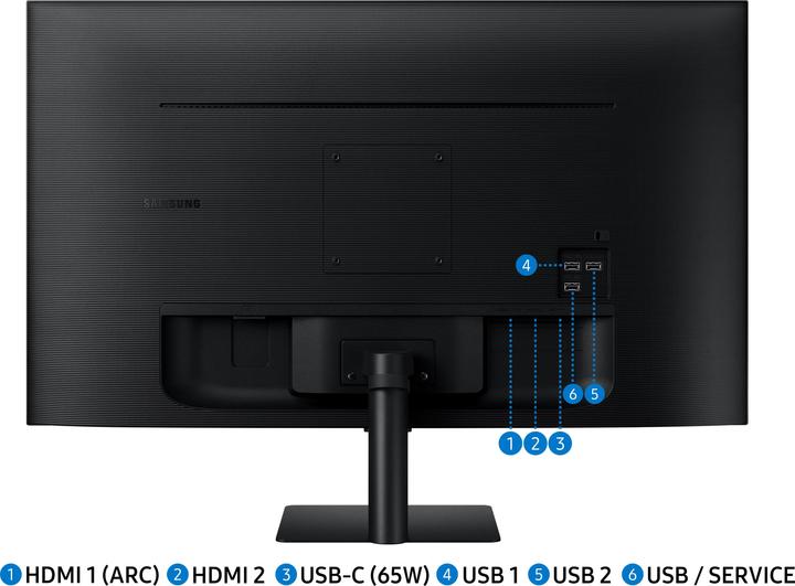 Produktbild Samsung LS32AM700URXEN (3840 x 2160 Pixel, 32")