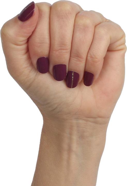 Actual product image Vargu solid purple (Artificial nails, solid purple)