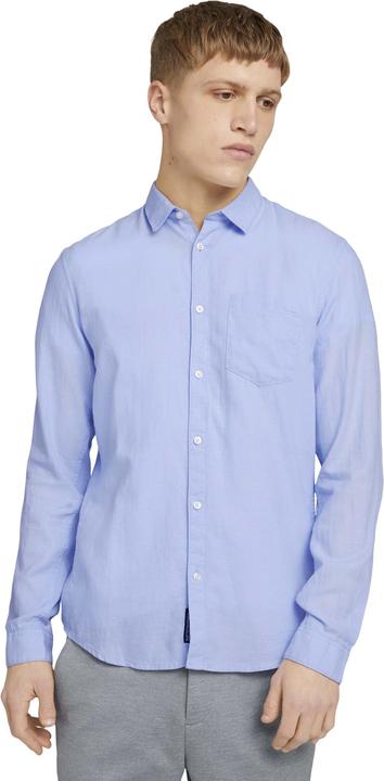 Produktbild Tom Tailor Hemd Shirt fein strukturiert mit Bio Baumwolle (L)