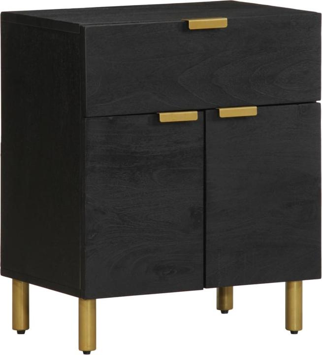 Image du produit VidaXL Table de nuit Table de chevet Console de chevet Noir Bois composite (50 x 33 x 60 cm)